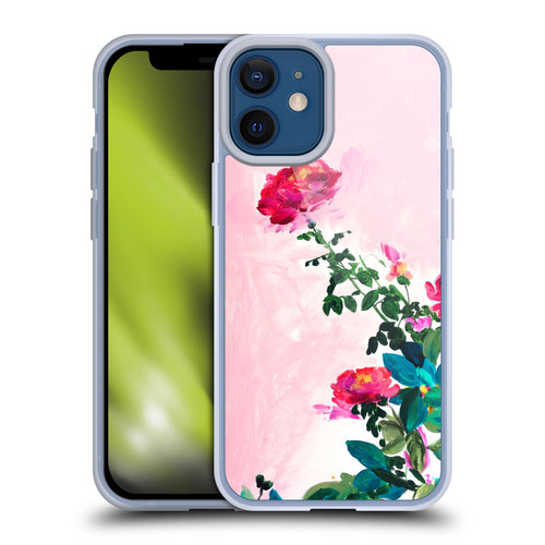 Mai Autumn Floral Garden Rose Soft Gel Case for Apple iPhone 12 Mini