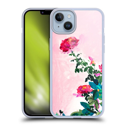 Mai Autumn Floral Garden Rose Soft Gel Case for Apple iPhone 14 Plus