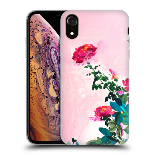 Mai Autumn Floral Garden Rose Soft Gel Case for Apple iPhone XR