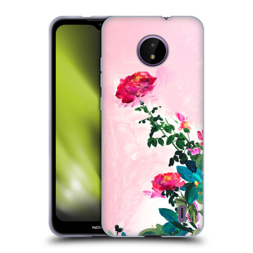 Mai Autumn Floral Garden Rose Soft Gel Case for Nokia C10 / C20