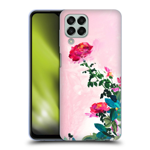 Mai Autumn Floral Garden Rose Soft Gel Case for Samsung Galaxy M33 (2022)