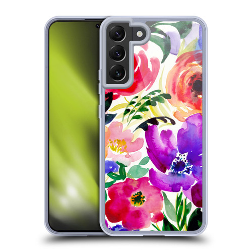 Mai Autumn Floral Garden Bloom Soft Gel Case for Samsung Galaxy S22+ 5G