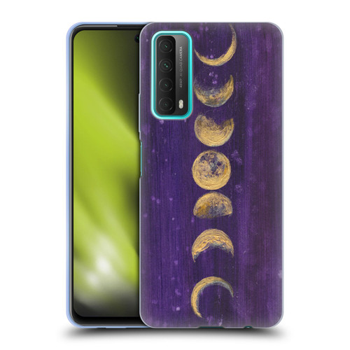 Mai Autumn Space And Sky Moon Phases Soft Gel Case for Huawei P Smart (2021)