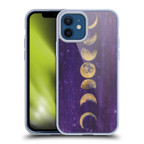 Mai Autumn Space And Sky Moon Phases Soft Gel Case for Apple iPhone 12 / iPhone 12 Pro & MagSafe
