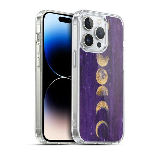 Mai Autumn Space And Sky Moon Phases Soft Gel Case for Apple iPhone 14 Pro & MagSafe