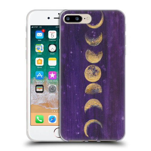 Mai Autumn Space And Sky Moon Phases Soft Gel Case for Apple iPhone 7 Plus / iPhone 8 Plus
