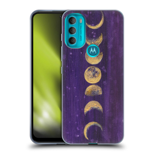 Mai Autumn Space And Sky Moon Phases Soft Gel Case for Motorola Moto G71 5G