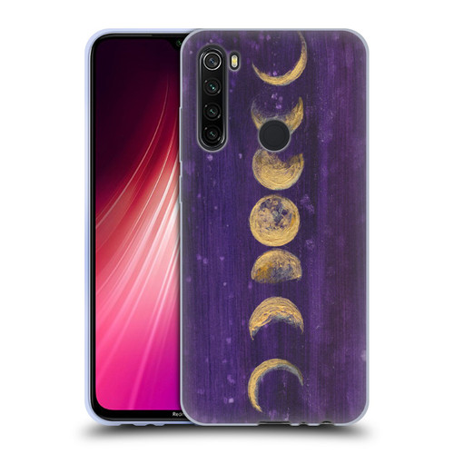 Mai Autumn Space And Sky Moon Phases Soft Gel Case for Xiaomi Redmi Note 8T