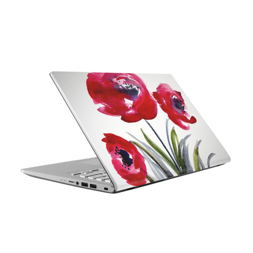 Mai Autumn Floral Blooms Red Flowers Vinyl Sticker Skin Decal Cover for Asus Vivobook 14 X409FA-EK555T