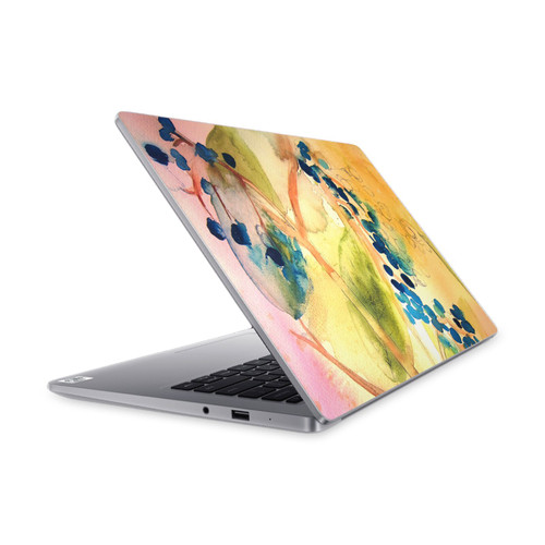 Mai Autumn Floral Blooms Botanical Abstract Vinyl Sticker Skin Decal Cover for Xiaomi Mi NoteBook 14 (2020)