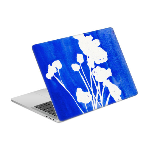 Mai Autumn Floral Blooms Cyanotype Watercolour Vinyl Sticker Skin Decal Cover for Apple MacBook Pro 13" A2338