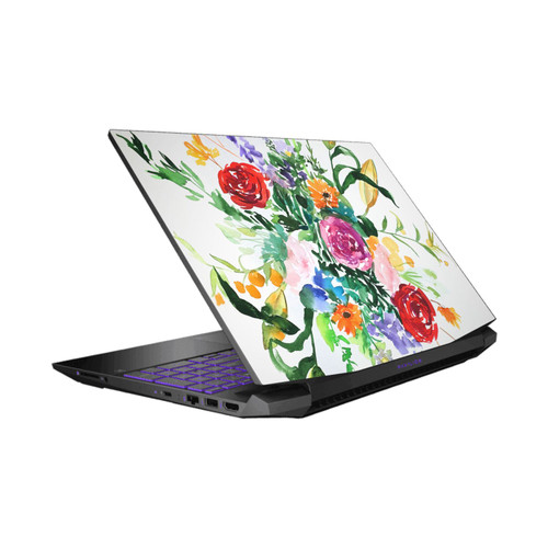 Mai Autumn Floral Garden Mandala Vinyl Sticker Skin Decal Cover for HP Pavilion 15.6" 15-dk0047TX