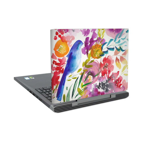 Mai Autumn Floral Garden Bluebird Vinyl Sticker Skin Decal Cover for Dell Inspiron 15 7000 P65F