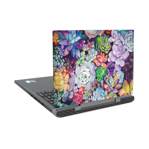 Mai Autumn Floral Garden Succulent Vinyl Sticker Skin Decal Cover for Dell Inspiron 15 7000 P65F