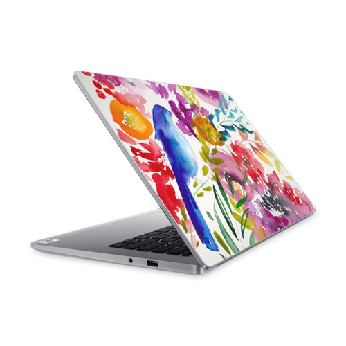 Mai Autumn Floral Garden Bluebird Vinyl Sticker Skin Decal Cover for Xiaomi Mi NoteBook 14 (2020)