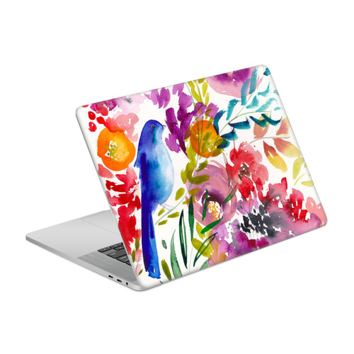 Mai Autumn Floral Garden Bluebird Vinyl Sticker Skin Decal Cover for Apple MacBook Pro 16" A2141