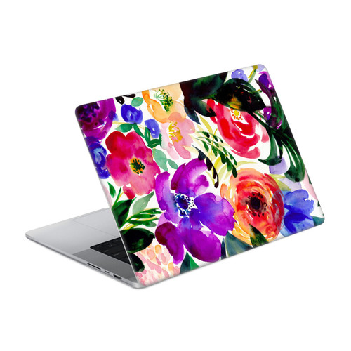 Mai Autumn Floral Garden Bloom Vinyl Sticker Skin Decal Cover for Apple MacBook Pro 16" A2485