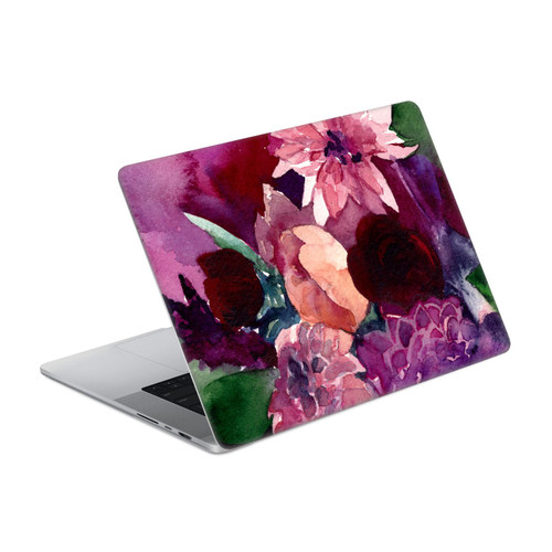 Mai Autumn Floral Garden Dahlias Vinyl Sticker Skin Decal Cover for Apple MacBook Pro 16" A2485