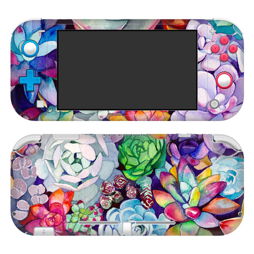 Mai Autumn Art Mix Succulent Vinyl Sticker Skin Decal Cover for Nintendo Switch Lite