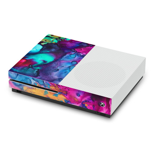 Mai Autumn Art Mix Turquoise Wine Vinyl Sticker Skin Decal Cover for Microsoft Xbox One S Console