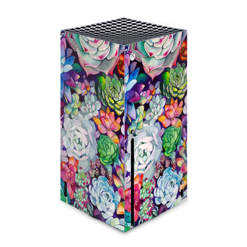 Mai Autumn Art Mix Succulent Vinyl Sticker Skin Decal Cover for Microsoft Xbox Series X