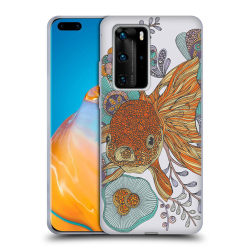 Valentina Animals And Floral Goldfish Soft Gel Case for Huawei P40 Pro / P40 Pro Plus 5G