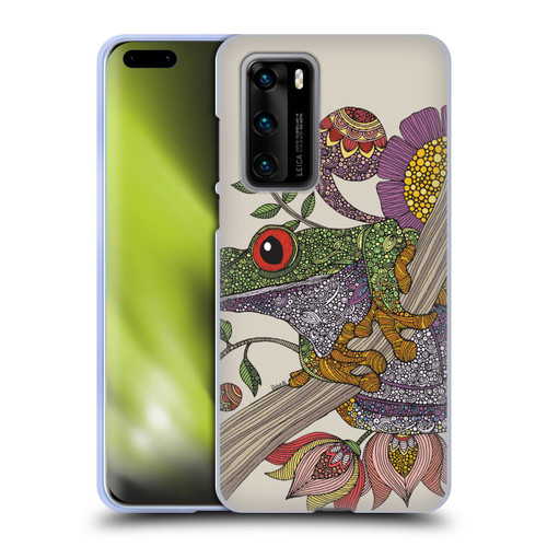 Valentina Animals And Floral Frog Soft Gel Case for Huawei P40 5G