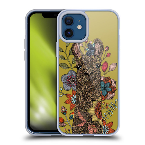 Valentina Animals And Floral Llama Soft Gel Case for Apple iPhone 12 / iPhone 12 Pro