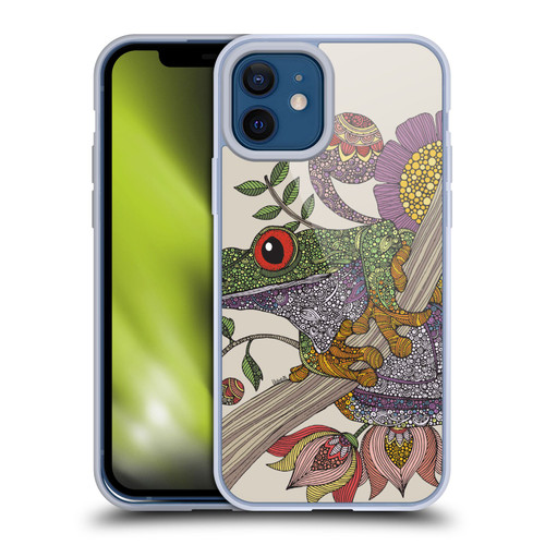 Valentina Animals And Floral Frog Soft Gel Case for Apple iPhone 12 / iPhone 12 Pro