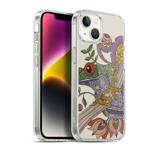 Valentina Animals And Floral Frog Soft Gel Case for Apple iPhone 14 Plus & MagSafe