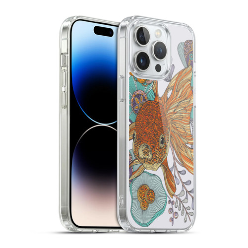 Valentina Animals And Floral Goldfish Soft Gel Case for Apple iPhone 14 Pro Max & MagSafe