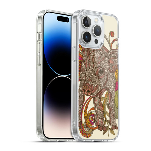 Valentina Animals And Floral Pig Soft Gel Case for Apple iPhone 14 Pro Max & MagSafe