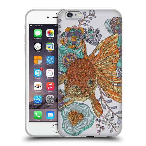 Valentina Animals And Floral Goldfish Soft Gel Case for Apple iPhone 6 Plus / iPhone 6s Plus