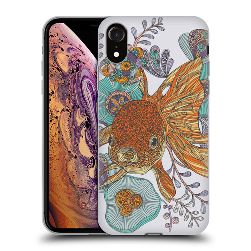 Valentina Animals And Floral Goldfish Soft Gel Case for Apple iPhone XR