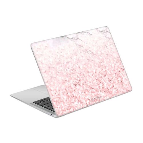 Nature Magick Rose Gold Marble Glitter Blush Sparkle 2 Vinyl Sticker Skin Decal Cover for Apple MacBook Air 13.3" A1932/A2179