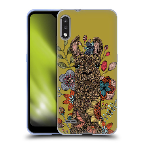Valentina Animals And Floral Llama Soft Gel Case for LG K22