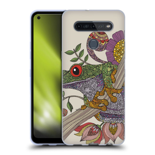 Valentina Animals And Floral Frog Soft Gel Case for LG K51S
