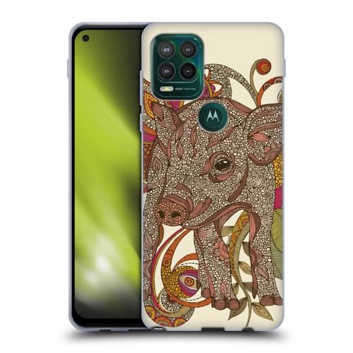 Valentina Animals And Floral Pig Soft Gel Case for Motorola Moto G Stylus 5G 2021
