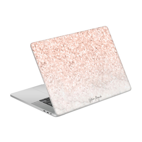 Nature Magick Rose Gold Marble Glitter Rose Gold Sparkle Vinyl Sticker Skin Decal Cover for Apple MacBook Pro 16" A2141