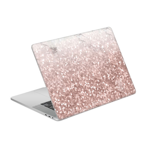 Nature Magick Rose Gold Marble Glitter Sparkling Rose Gold 2 Vinyl Sticker Skin Decal Cover for Apple MacBook Pro 16" A2141