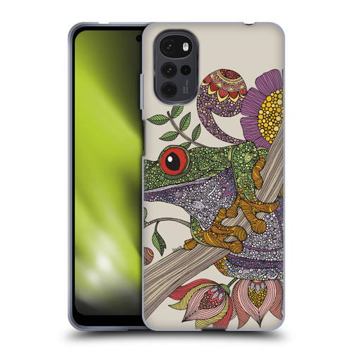 Valentina Animals And Floral Frog Soft Gel Case for Motorola Moto G22