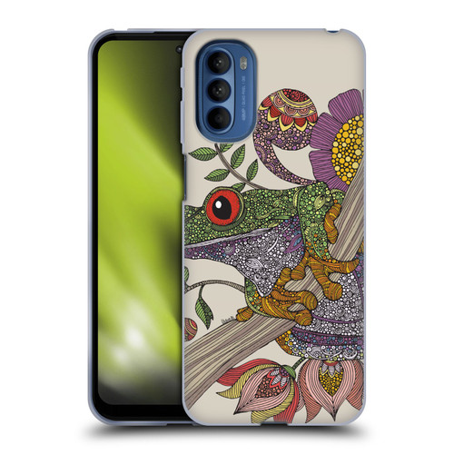 Valentina Animals And Floral Frog Soft Gel Case for Motorola Moto G41