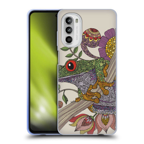 Valentina Animals And Floral Frog Soft Gel Case for Motorola Moto G52