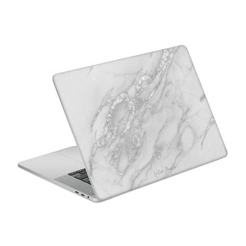 Nature Magick Marble Metallics Silver Vinyl Sticker Skin Decal Cover for Apple MacBook Pro 16" A2141