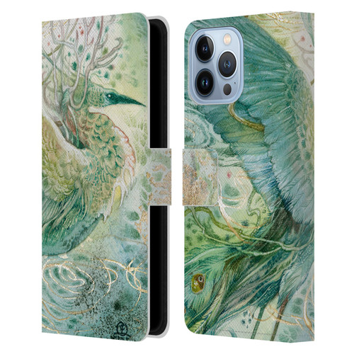 Stephanie Law Birds Phoenix Leather Book Wallet Case Cover For Apple iPhone 13 Pro Max