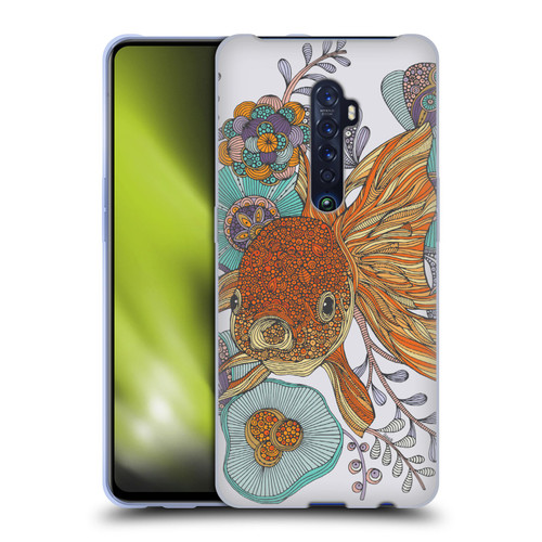 Valentina Animals And Floral Goldfish Soft Gel Case for OPPO Reno 2