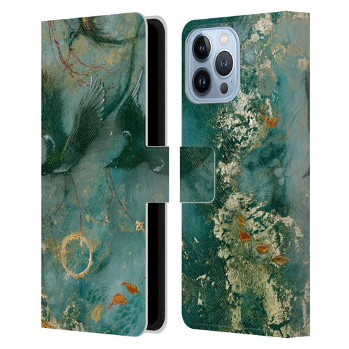 Stephanie Law Birds Three Fates Leather Book Wallet Case Cover For Apple iPhone 13 Pro Max