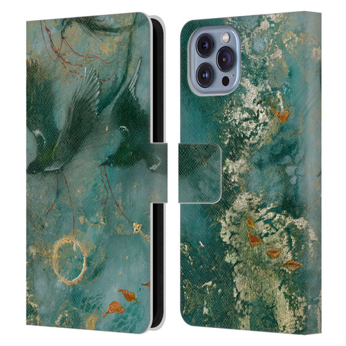 Stephanie Law Birds Three Fates Leather Book Wallet Case Cover For Apple iPhone 14