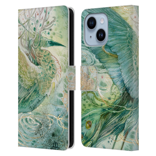 Stephanie Law Birds Phoenix Leather Book Wallet Case Cover For Apple iPhone 14 Plus