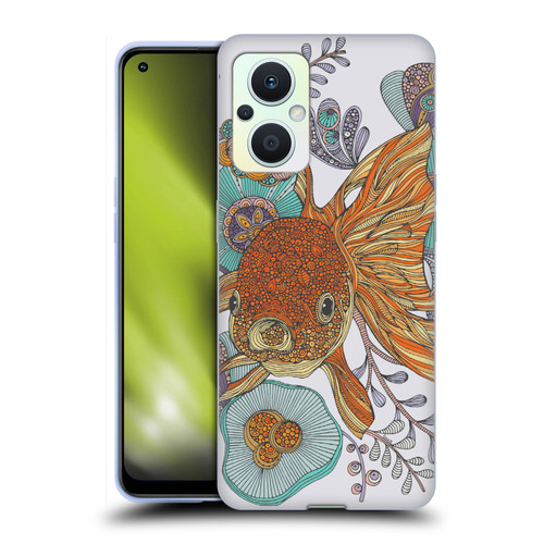 Valentina Animals And Floral Goldfish Soft Gel Case for OPPO Reno8 Lite